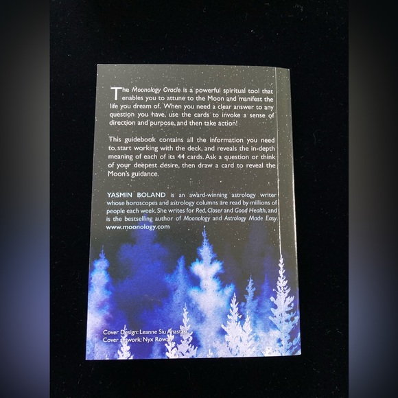 Moonology Oracle Cards. #44 Cards & guide book by Yasmin Boland with storage box - Picture 5 of 11